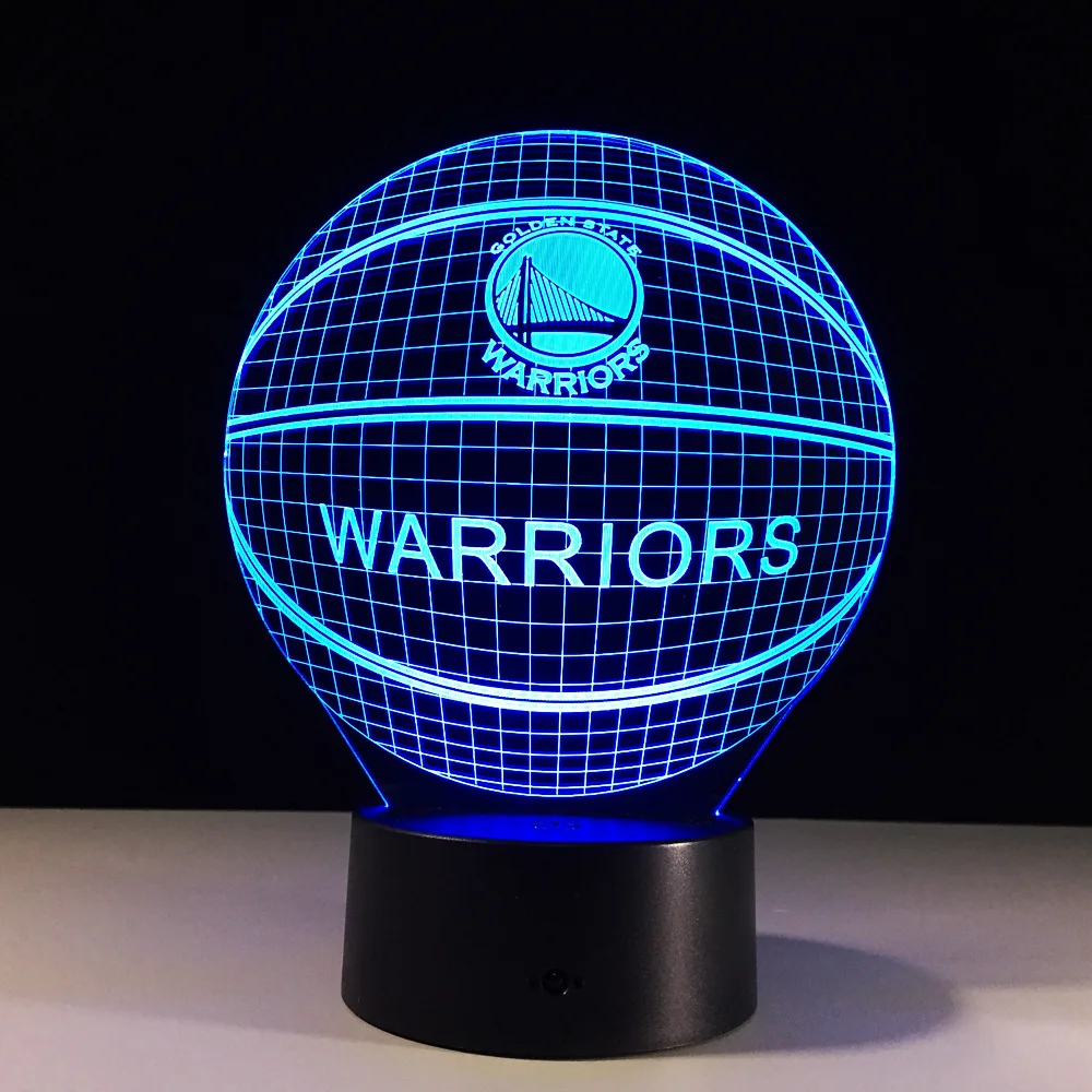 NBA Touch 3D Table lamp 7 Color Changing 3D Light Kobe Basketball 3D