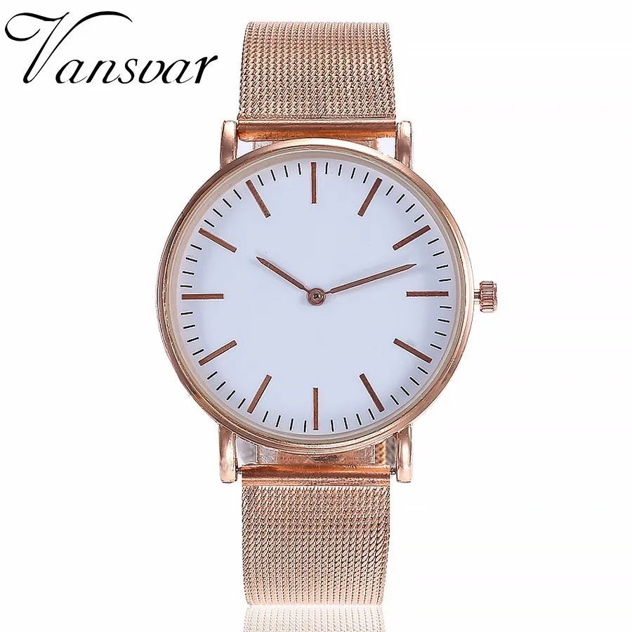 

Unisex Fashion Stainless Steel Mesh Strap Ultra Thin Watches Clock Women Casual Quartz Dress Watch Hours Relogio Feminino
