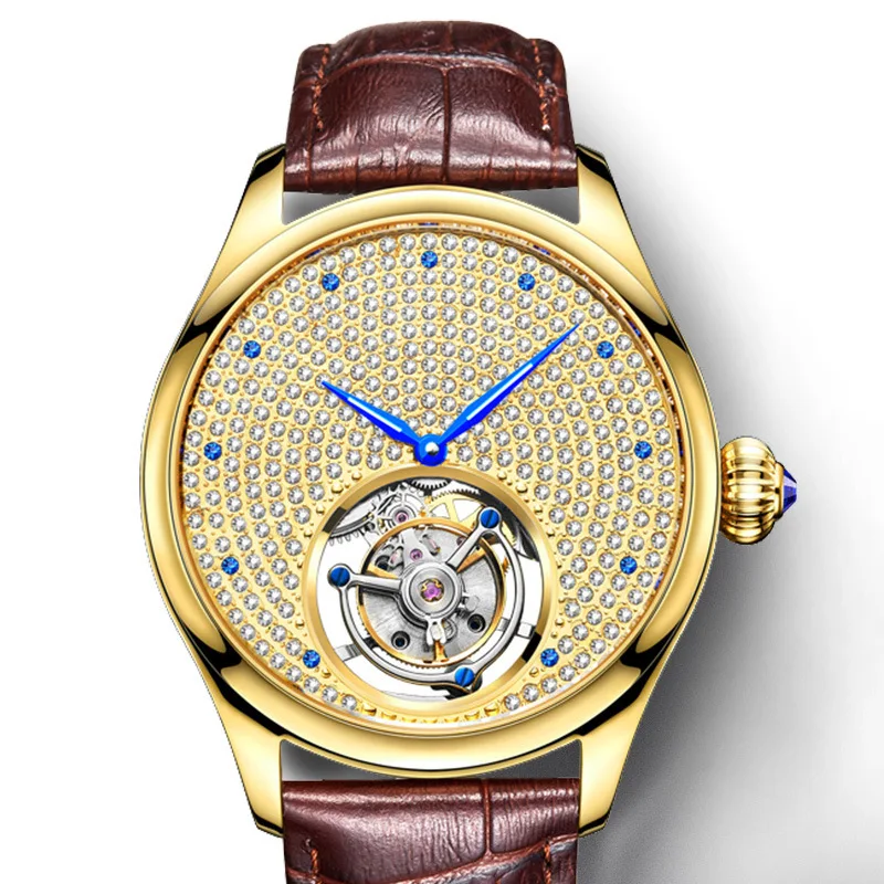 

Free Fully Automatic Golden Mechanics Surface Archives Waterproof Business Affairs Man Wrist Watch Male Surface WT101