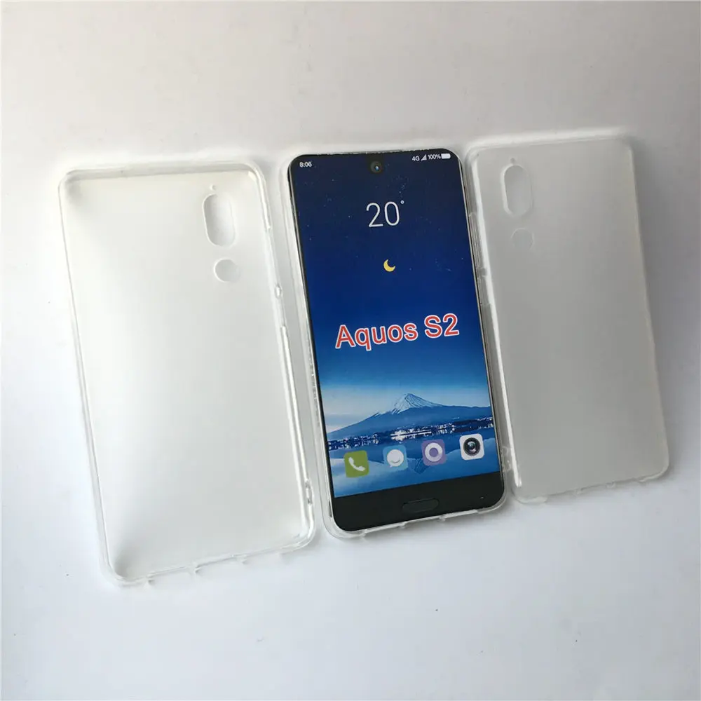 Чехол для Sharp S2 мягкий чехол из ТПУ Aquos мобильный телефон 5 &quot облегающий