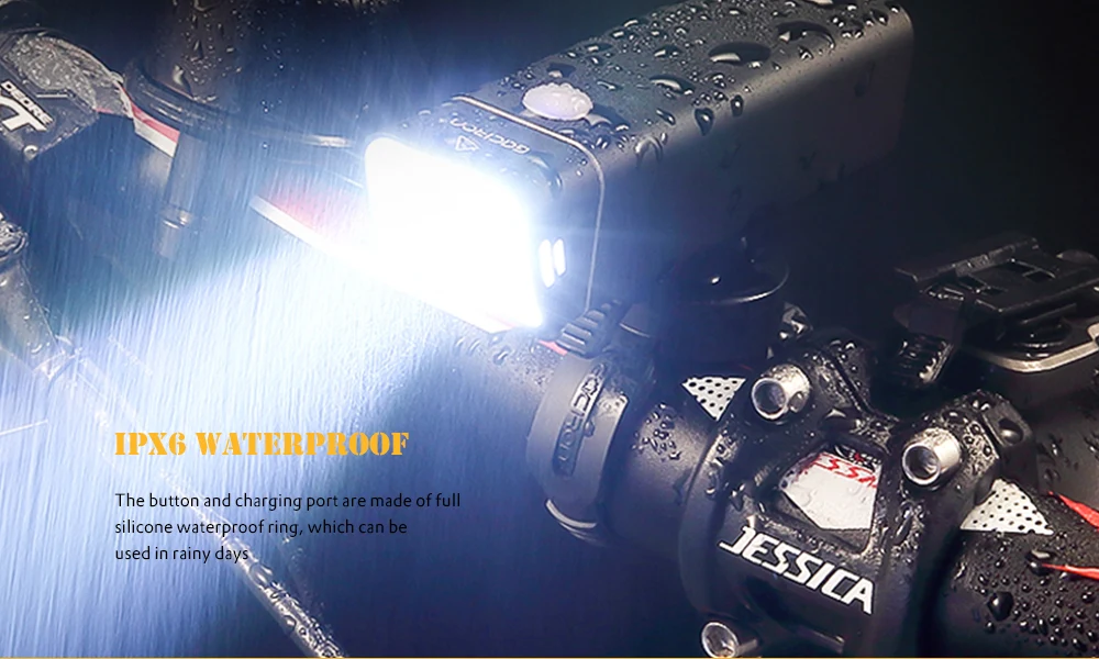 Best INBIKE Outdoor Bicycle Light USB Charging Bike Front Lights Handlebar Flashlight Light Lamp IPX6 Waterproof 3