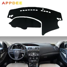APPDEE приборной панели автомобиля Обложка для Mazda 3 M3 BL 2009 2010 2011 2012 2013 Автомобильный видеорегистратор зеркало Даш коврик на приборную панель автомобиля ковер анти-УФ анти-скольжения