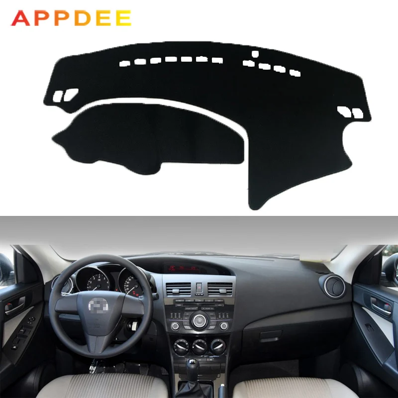 

APPDEE Car Dashboard Cover For Mazda 3 M3 BL 2009 2010 2011 2012 2013 Automobile Dash Mat Dashboard Pad Carpet Anti-UV Anti-slip