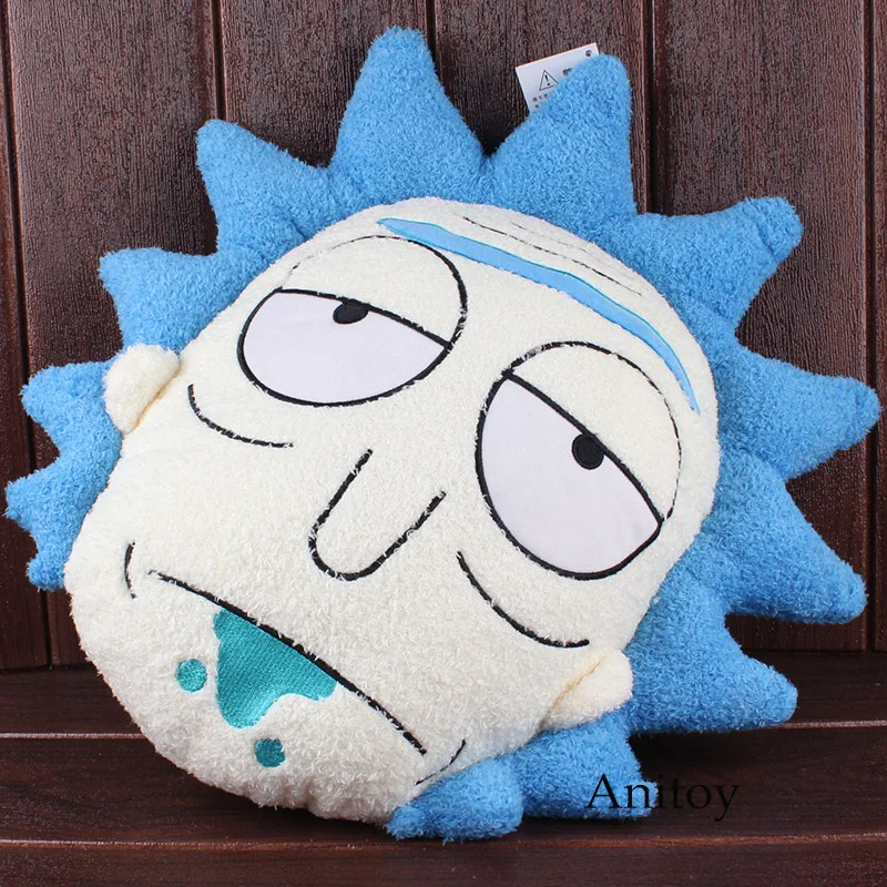 

Rick and Morty Rick Sanchez Plush Doll Toys Soft Stuffed Doll Pillow Cushion 42x41cm