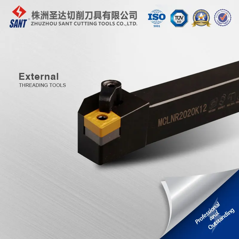 

cnc cutting tools Externel Turning tool holder M type clamping MCLNR2020K12 with ISO inserts CNMG12