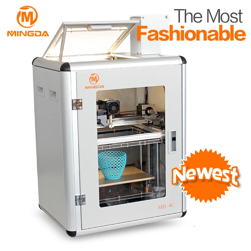 China Manufacturer Price ! MINGDA Good Quality FDM 3D Printer Machine , MD-4C nylon impresora 3d printers 300*200*200mm