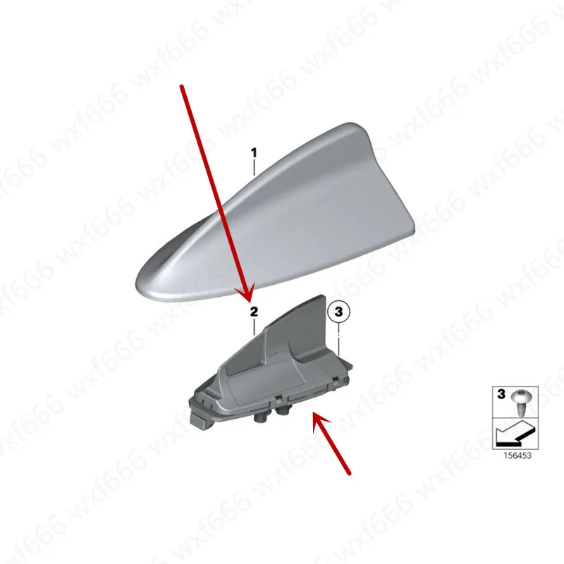 Автомобильная антенна для установки на крыше F20 116I F30 320Ib mwM20 GT F21 118I 116I F32 435I X5 F15 F22 N47 X6 F16 I8 112 Антенна Gps подставка