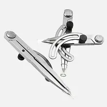 1 шт. кожаное ремесло вращающийся инструмент крыло делитель расстояние компасы края Creaser мебель DIY домашний швейный инструмент ручной работы