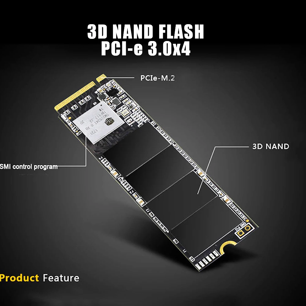 SSD M.2 Nvme Pcie 128 ГБ 256 512 1 ТБ 2280 HDD 3D NAND 8 г/локон высокоскоростного твердотельного накопителя для ноутбуков и настольных компьютеров reeinno бренд