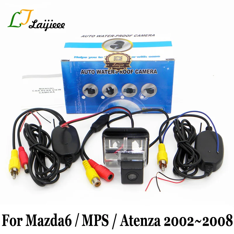

For Mazda 6 Mazda6 MPS Atenza GG GY 2002~2008 / HD Night Vision Reverse Rearview Camera / RCA AUX Wireless Car Rear View Camera