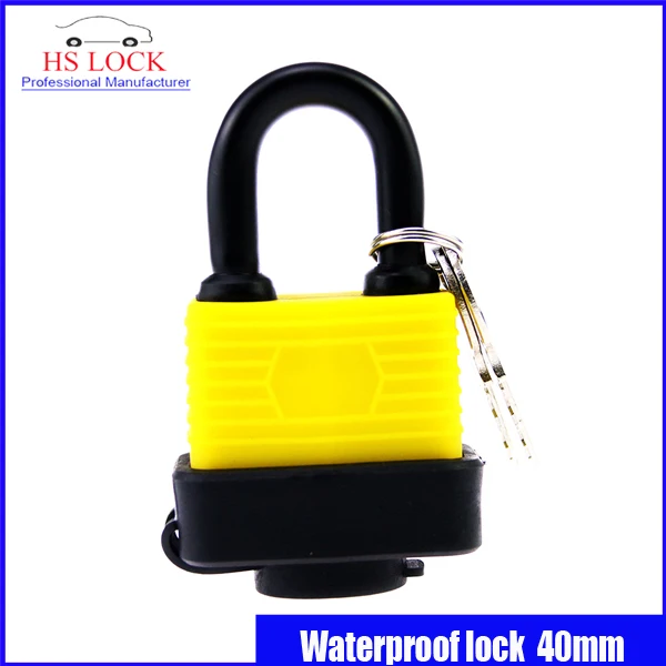 

Hot sale yellow color Melaleuca lock waterproof plastic sleeve ,Universal power meter box lock grid lock 40MM