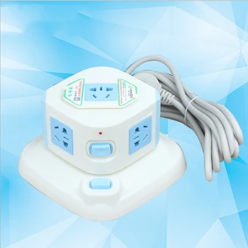 

New Power Socket 5 Outlets Ports180cm /300cm Cable Power Socket Strip Extension Outlet Adapter Multi Switched