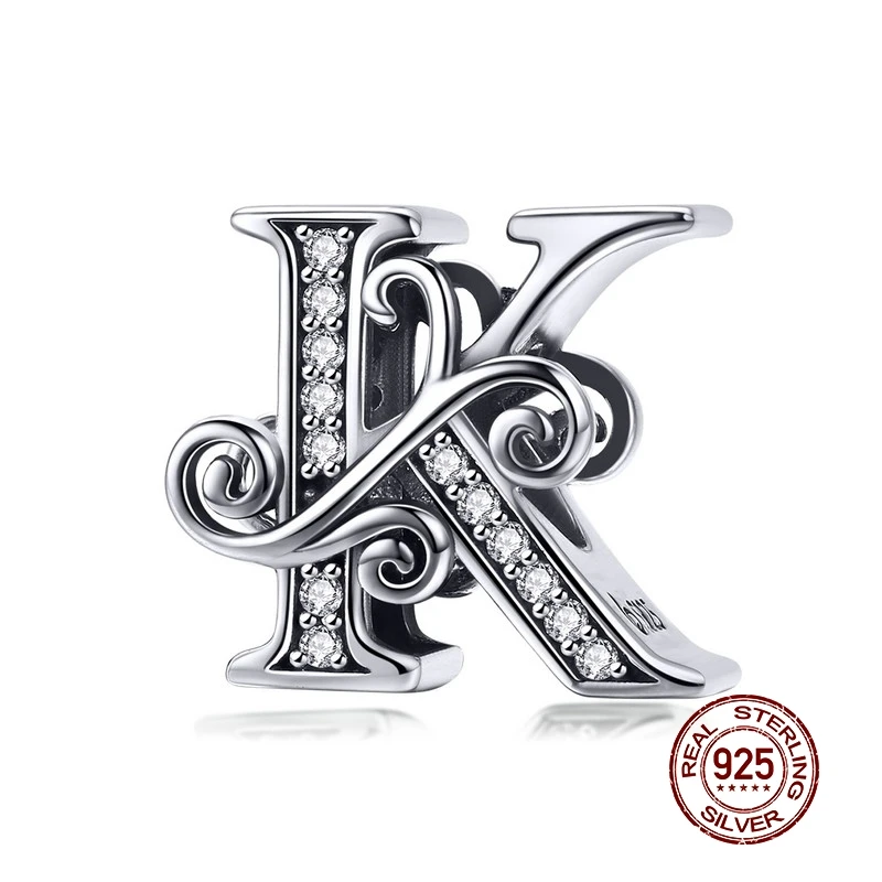charms pandora lettre k charms pandora lettre k