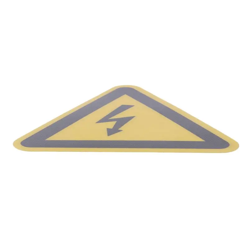 1 قطعة تحذير ملصق لاصق تسميات خطر الصدمة الكهربائية إشعار خطر سلامة 25 مللي متر 50 مللي متر 100 سنتيمتر PVC للماء