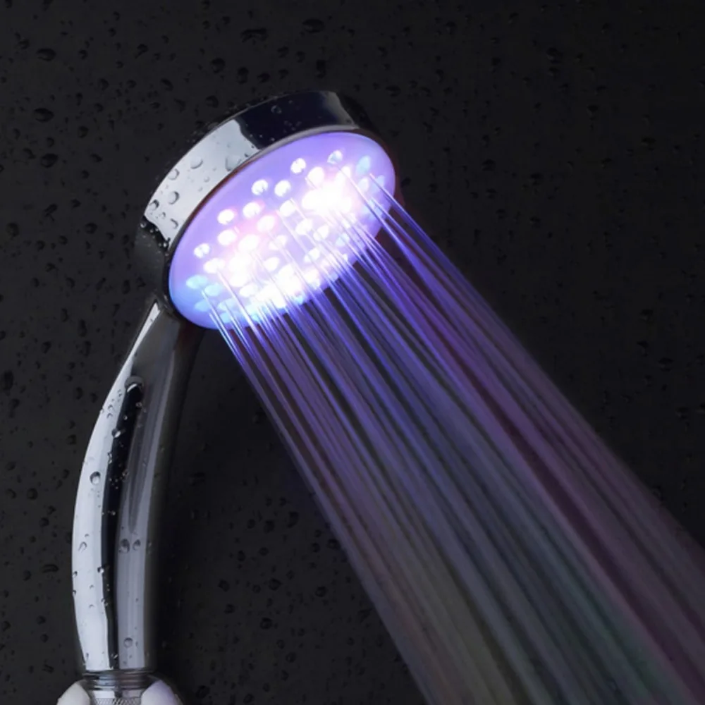 

LED Seven Color Flash Change To Shower Head The Temperature Control