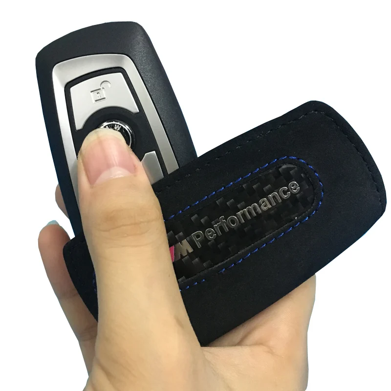 

JLEC Lether Auto Key Ring Key Chain Holder Car Key Case Cover For Bmw F10 F30 F20 X3 X1 X5 X6 Key Protector High Quality