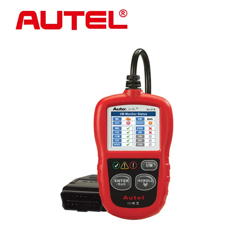 [Авторизации Дистрибьютор] Оригинальный Autel Автоссылка al319 OBD II и может Code Reader