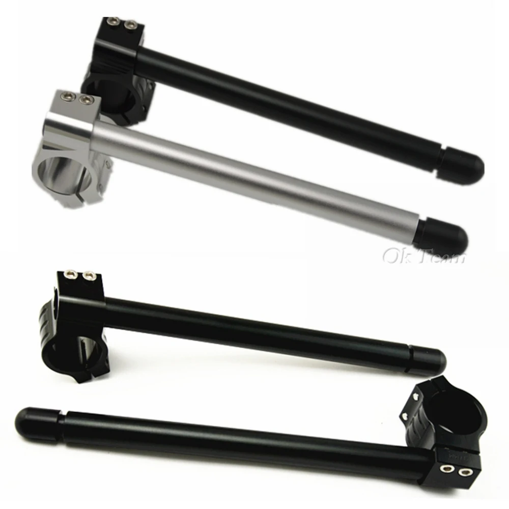 

2pcs Universal Racing Adjustable CNC 35/37/41/45/46/48MM Clip On Ons Fork Handlebars Handle Bar for Cafe Racer Motorcycle