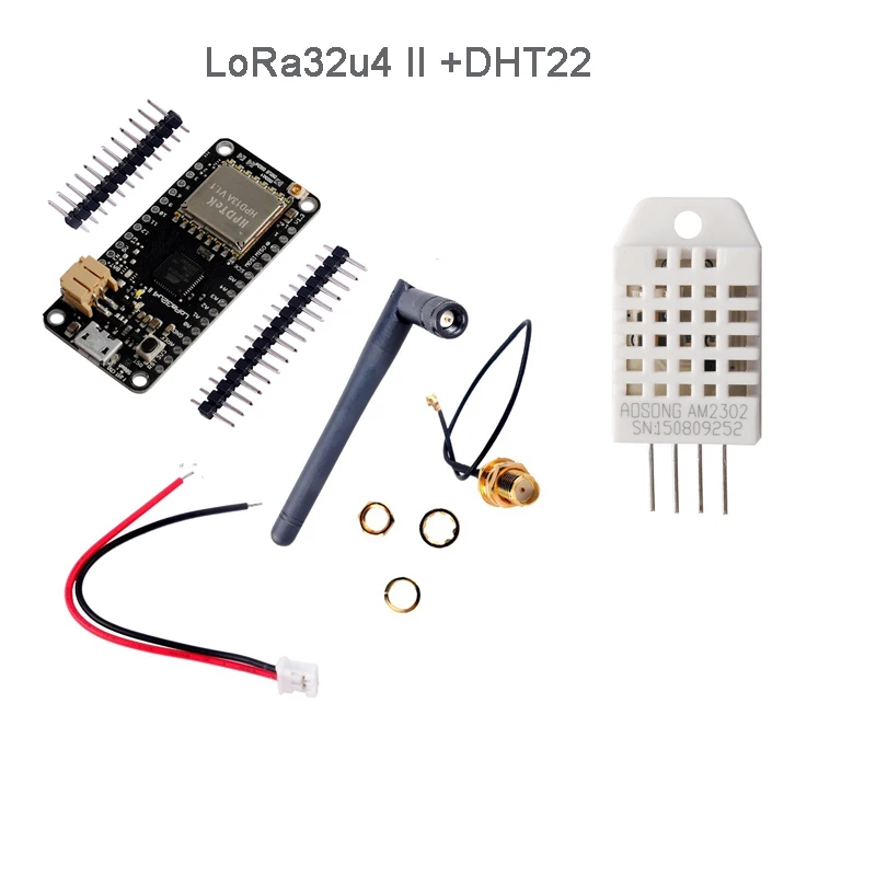 Плата разработки LoRa32u4 II Lora IOT модуль LiPo Atmega328 SX1276 HPD13 антенна с датчиком