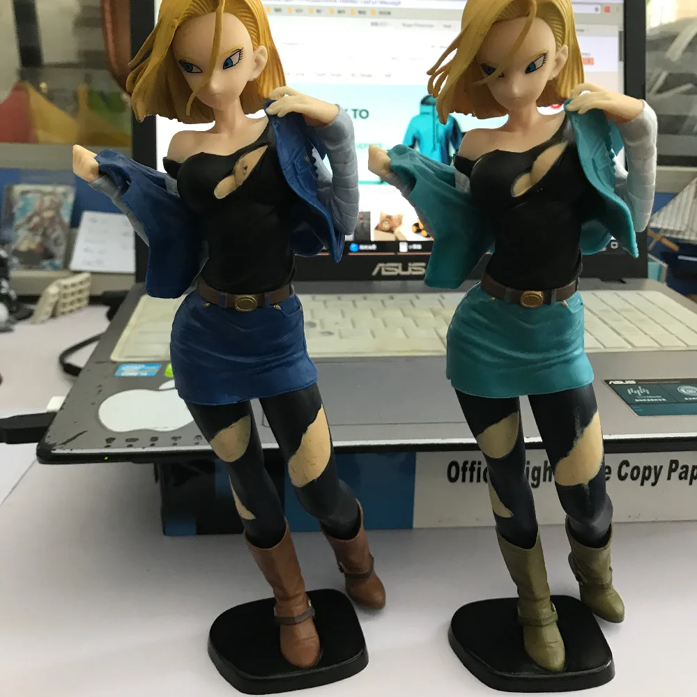 Dragon Ball Z Android 18 Glitter /& Glamours Figur Figuren 25cm No Box