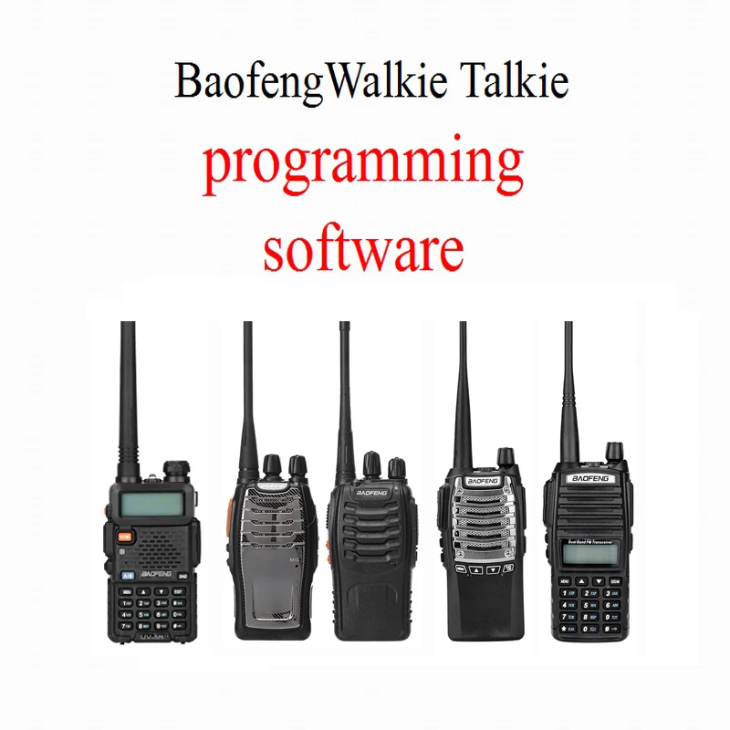Программируемое программное обеспечение Baofeng Walkie Talkie двухстороннее для радио