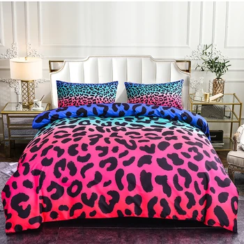 ZEIMON Fashion 2/3pcs Bedding Set 3D Bedding Sets Leopard Duvet Cover Pillowcases Gradient Color Queen Bed Set For Home
ZEIMON Fashion 2/3pcs Bedding Set 3D Bedding Sets Leopard Duvet Cover Pillowcases Gradient Color Queen Bed Set For Home