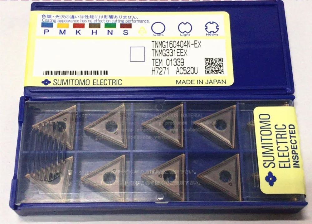 10PCS TNMG160404N GU AC820P N EX AC520U R HM AC820P N EX AC630M N GU