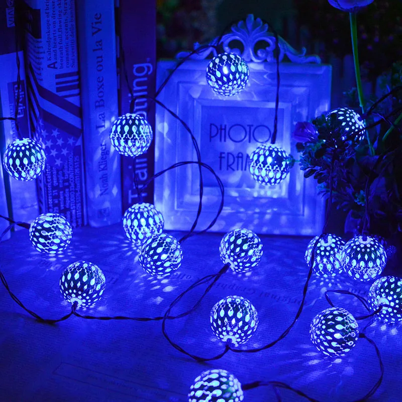 String Lights-Moroccan ball (12)