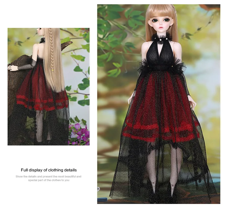 BJD одежда Fairyland Feeple60 Celine 1/3 BJD SD сексуальное платье Красивая кукольная одежда ремонт тела OUENEIFS luodoll