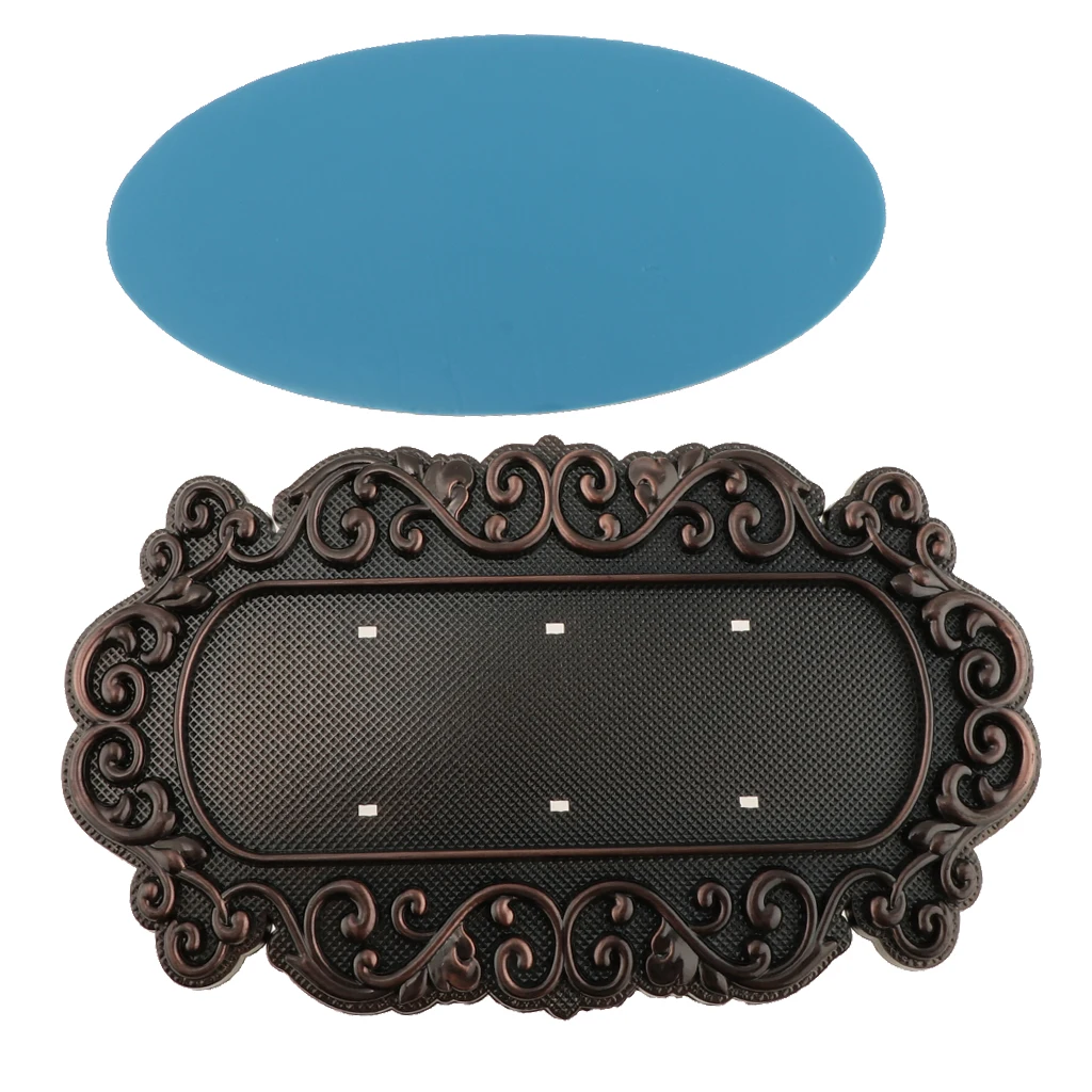 3 to 4 Digits Classical European Style Copper Tone House Address Door Number Plate Villa Apartment Door Sign Doorplate