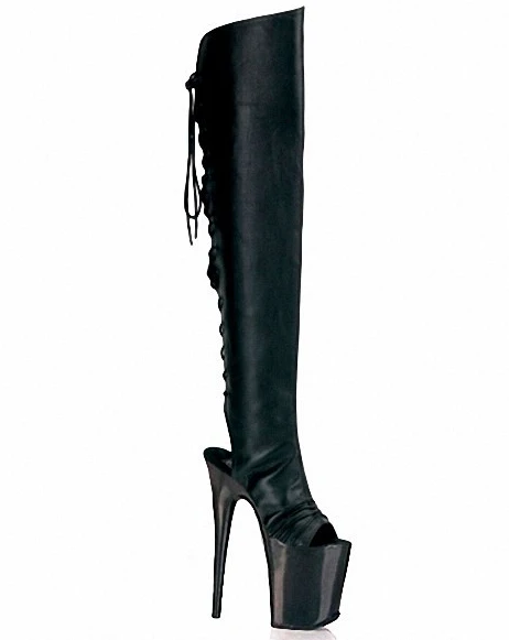 Botas Moto Elasticidad Otoño Sexy Suave Invierno La Mujeres De Por Encima Para Rodilla Negro Cuero Larga PH5qO
