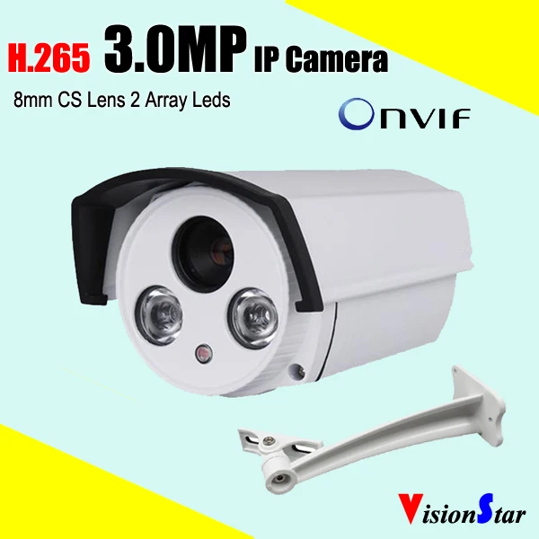 Расширенный H.265 ov4689 CMOS сенсор 3.0mp Инфракрасный Пуля безопасности ip камеры P2P Onvif