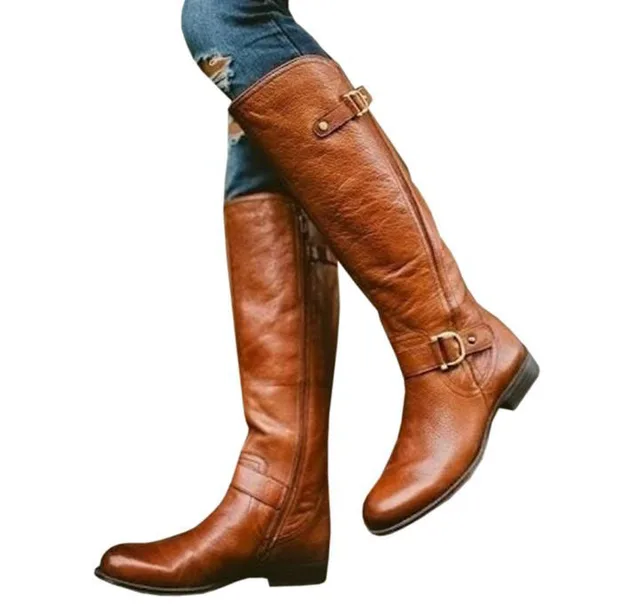 ladies tan riding boots