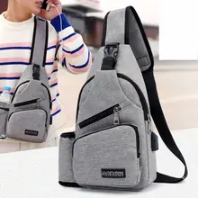 Мужская нагрудная сумка унисекс, модная мужская сумка-мессенджер на плечо, водонепроницаемая Мужская нагрудная из ткани Оксфорд, Повседневная дорожная сумка CS159