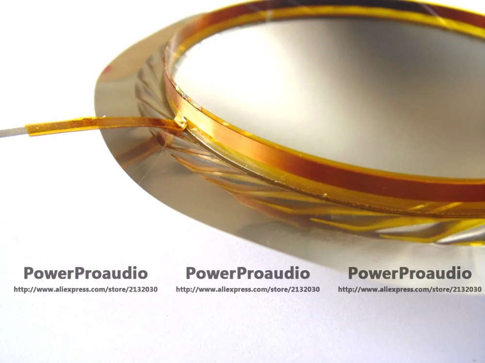 16 Ом ВЧ-динамики диафрагмы, набор для ремонта звуковой катушки VC 74,5 мм 74,46 мм CCAR плоский провод рупорный драйвер