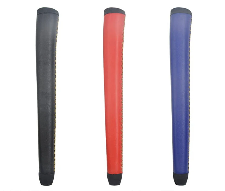 3 EA ручная вышивка цветной воловья натуральная кожа рукоятки для коротких клюшек для гольфа - Цвет: mixed color