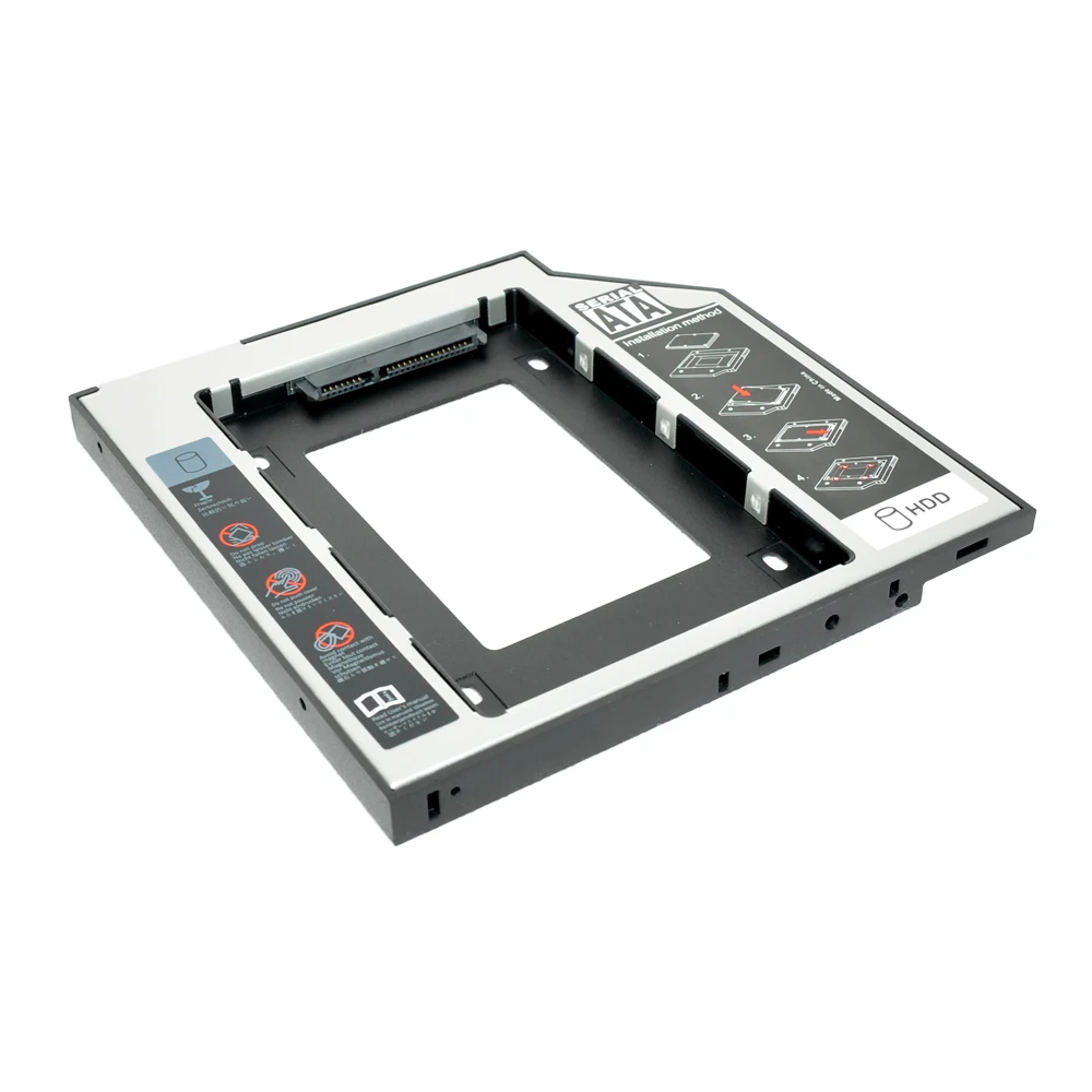 Универсальный жесткий диск Sunvalley 2 5 дюйма 9 мм SSD HDD SATA адаптер Caddy для Cd Dvd Rom|Корпус
