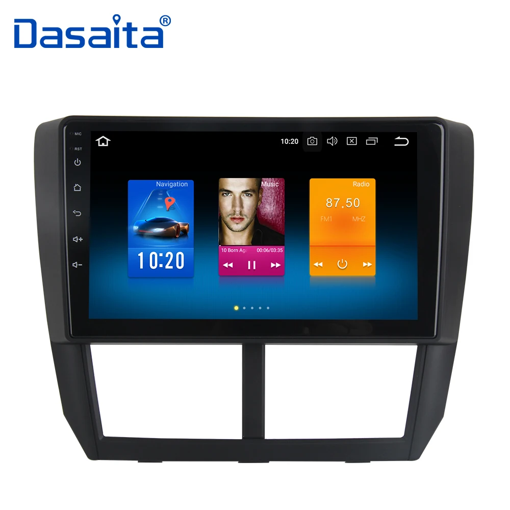 Cheap 9" Octa Core Android 9.0 Built-in GPS 1 din car radio for Subaru Forester 2008 2009 2010 2011 2012 Head Unit 4G RAM 32G ROM 1