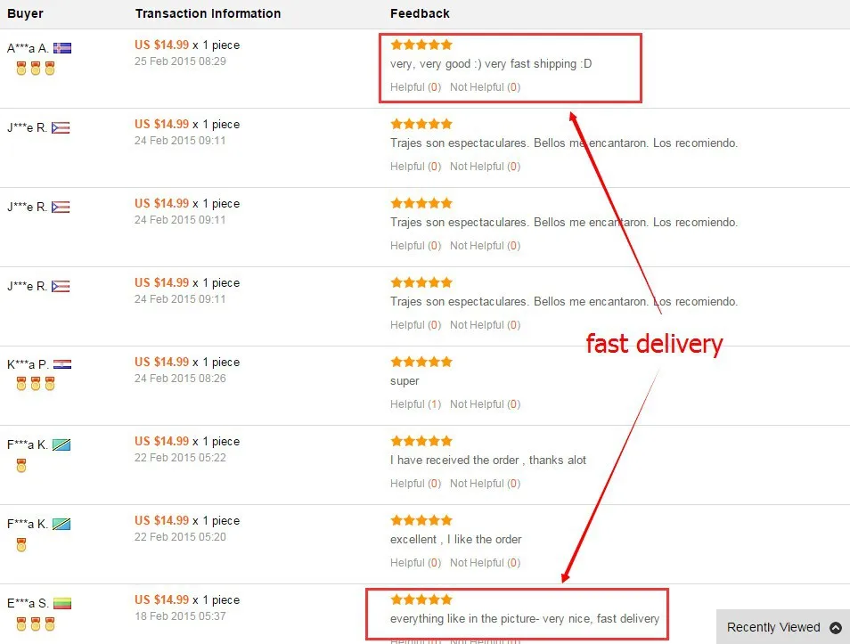 fast delivery