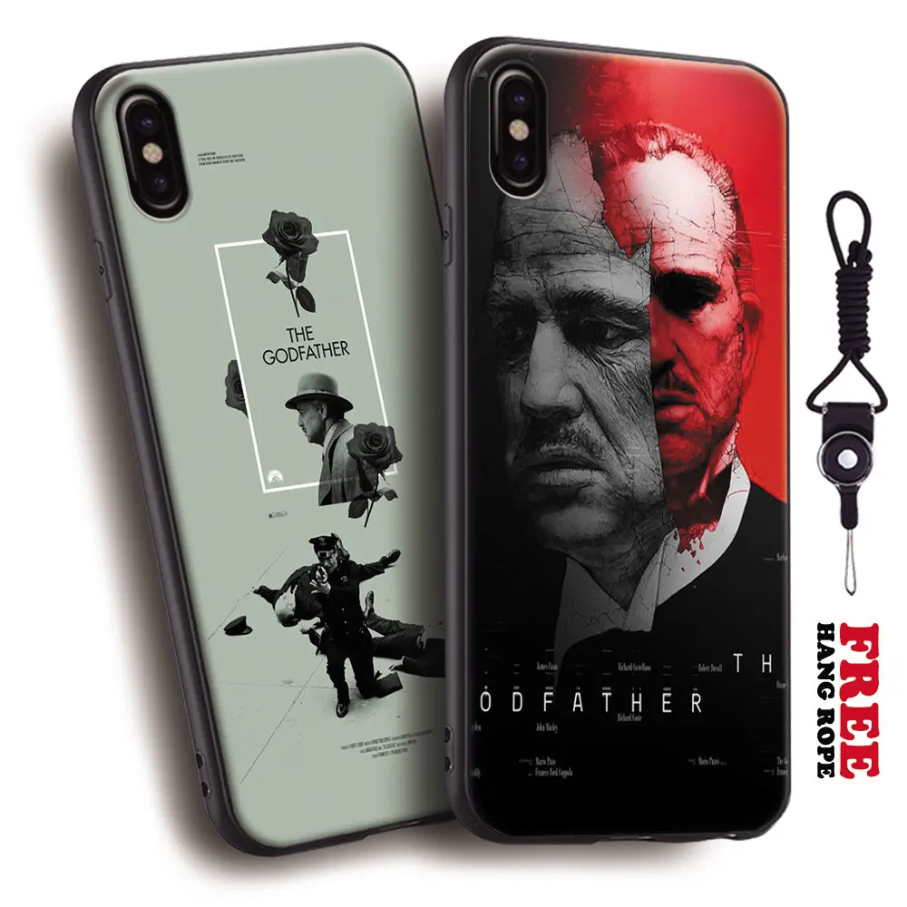 

Godfather movie poster artwork Tpu Soft Silicone Phone Case Cover Shell For Apple iPhone 10 X 5 5s SE 6 6s 7 8 Plus