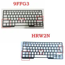 GZEELE чехол для ноутбука DELL Latitude 7450 E7450 клавиатура кожух решетка-рамка UK HRW2N 0HRW2N US 9FFG3 09FFG3