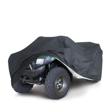 1pc Black Quad Bike ATV Cover Parts Motorcycle Vehicle Car Covers Dustproof Waterproof Resistant Dustproof Anti-UV Size 3XL