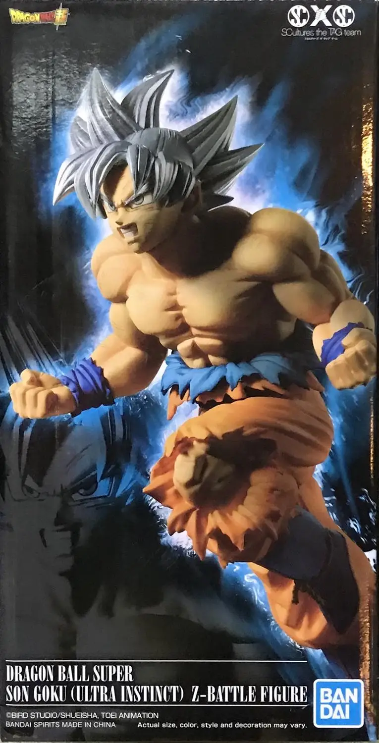 

In Stock WSTXBD BANPRESTO Original Dragon Ball Z GOKU UI ULTRA INSTINCT Battle PVC Figure Figurals Dolls Brinquedos Overseas