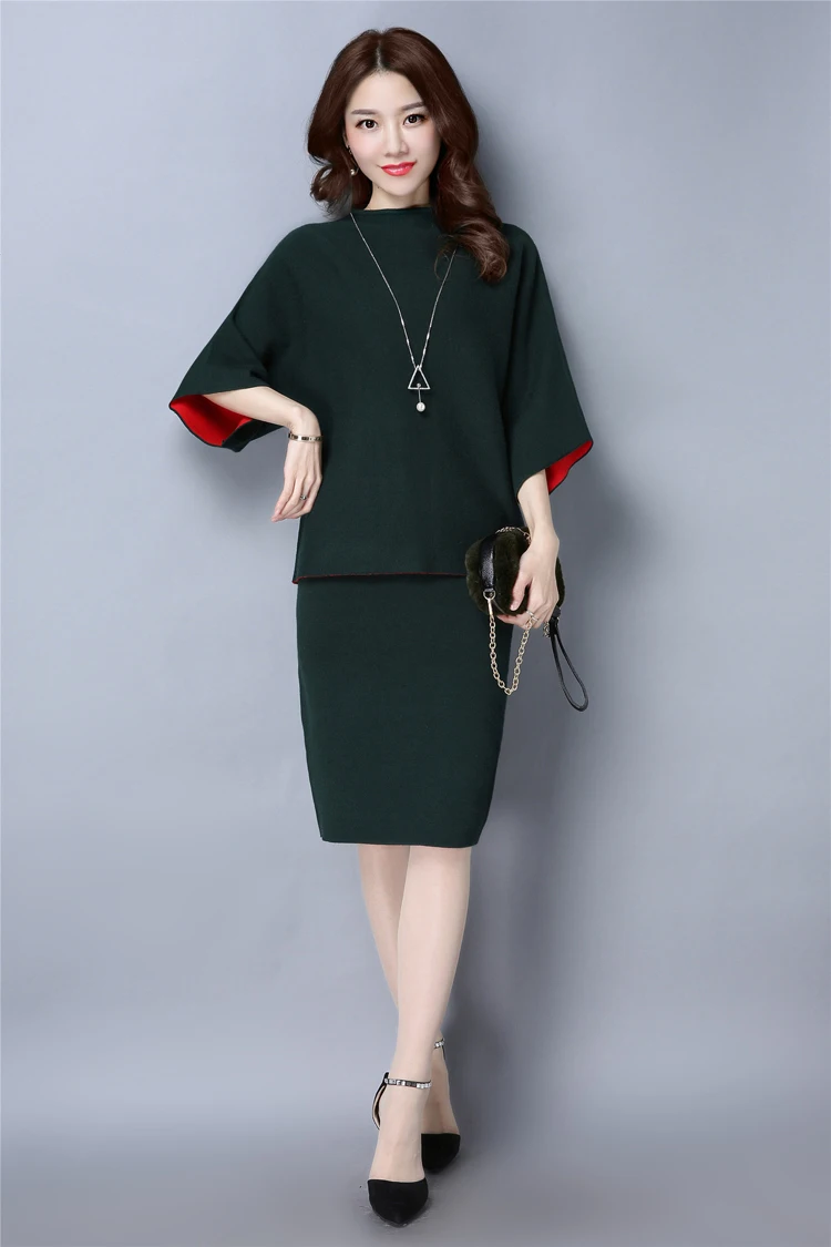 Female Winter Pullover Sweat Suits Women Cashmere Sweater Women Suits Clothing Sets Women Sweatsuit Conjuntos Femininos 009