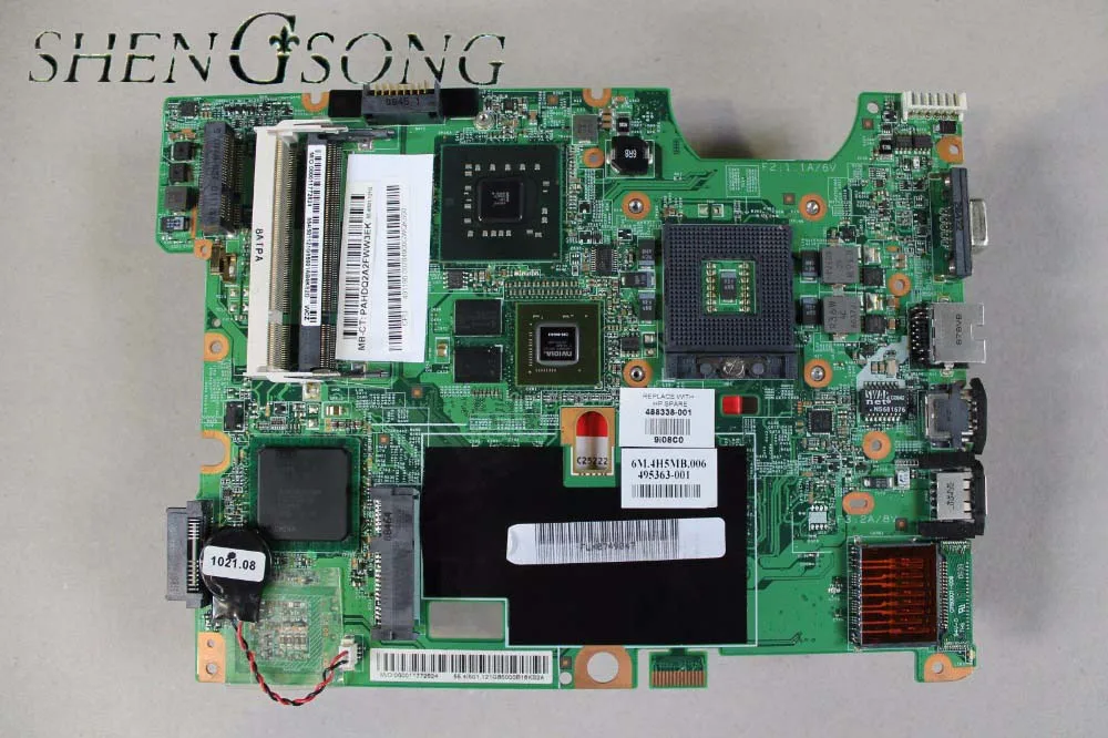 48.4I501.021 488338-001 Free Shipping FOR hp Compaq CQ60 G60 CQ70 G70 laptop motherboard PM45 DDR2 GeForce 9200M 48.4I501.021 488338-001 Free Shipping FOR hp Compaq CQ60 G60 CQ70 G70 laptop motherboard PM45 DDR2 GeForce 9200M