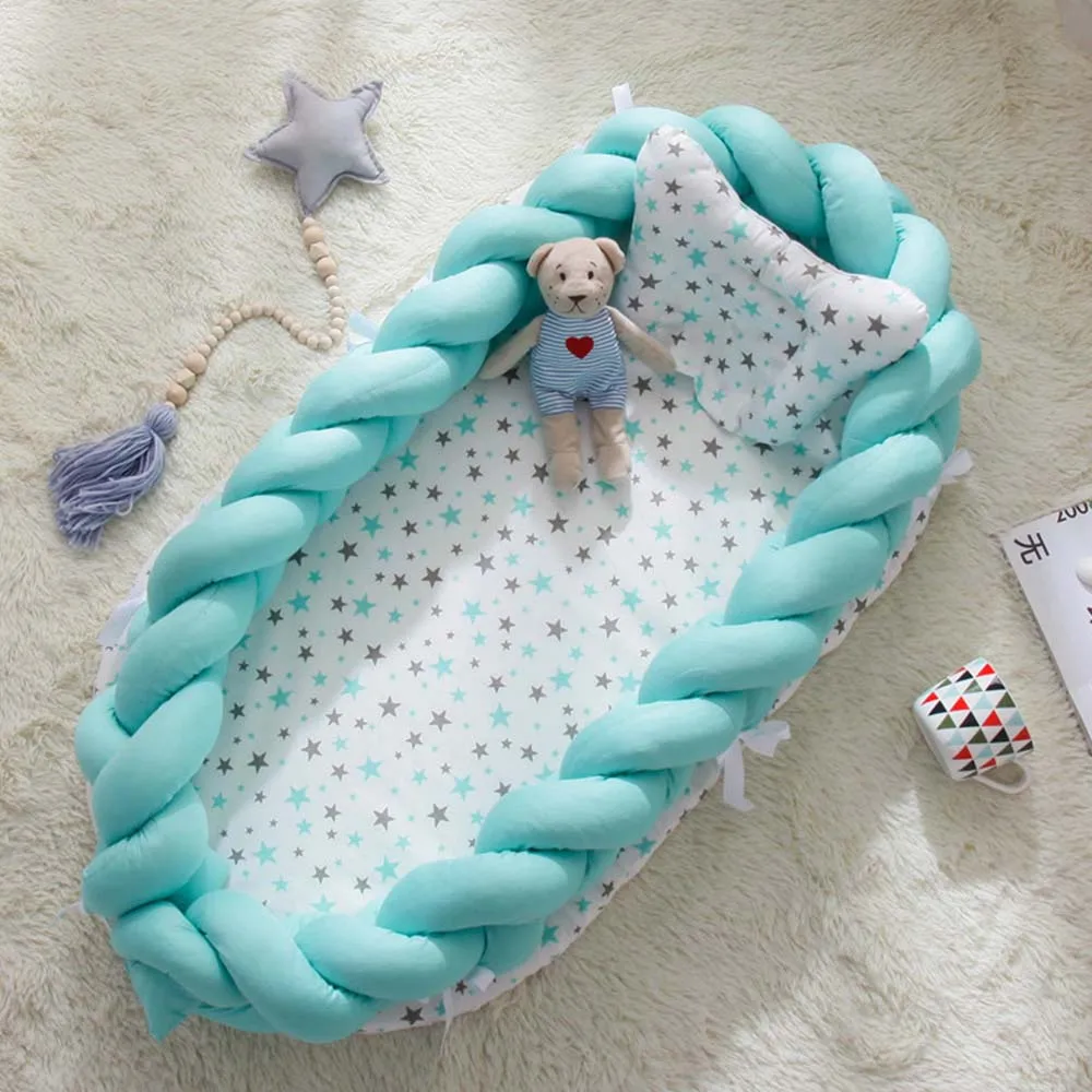 Портативная Съемная детская кроватка, моющаяся кроватка, дорожная кровать для детей, детская хлопковая колыбель, дропшиппинг J75