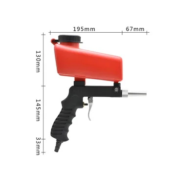 

Small Sand Blasting Machine Portable Gravity Sandblasting Gun Miniature Pneumatic Sandblasting Set Rust Blasting Device