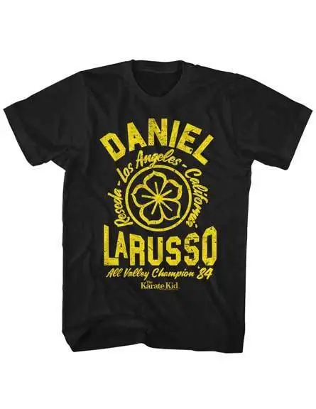 Karate Kid Daniel Larusso All Valley Champ 84 Adult T Shirt Great Classic Movie