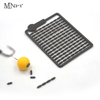 

MNFT 3Cards(360 Pcs) Carp Fishing Hair Stops for Boilie Bait Dumbell Shape Small Fishing Bobber Stop Stoppers Tackle Tool