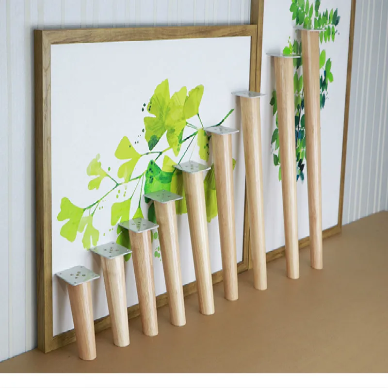 Durable Solid Wood Furniture Feet Oak Wooden Sofa leg Multipurpose Cabinet Table Stool Support Feet Furniture Parts Accessories Durable Solid Wood Furniture Feet Oak Wooden Sofa leg Multipurpose Cabinet Table Stool Support Feet Furniture Parts Accessories